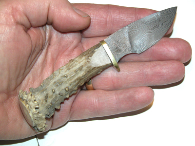 knife in hand