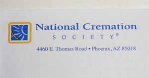 Cremation envelope