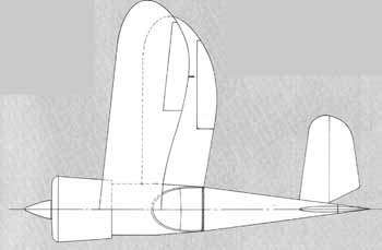 Acroduster One 3-view, Top